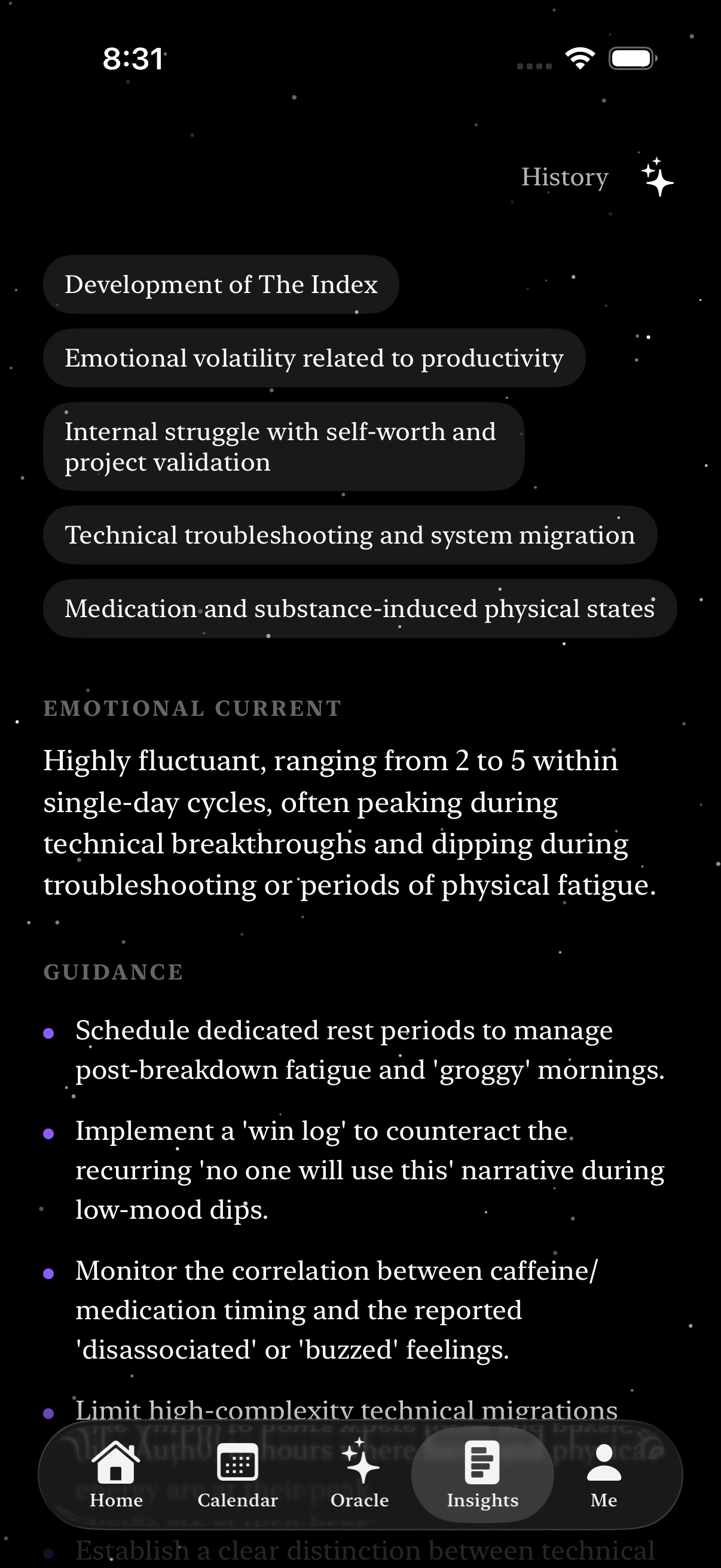 Insights - Automated pattern detection and guidance